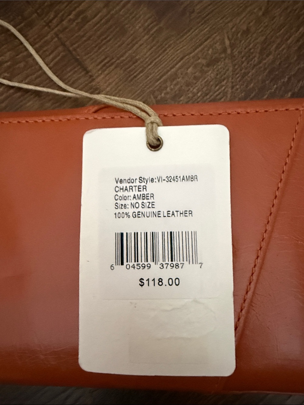 HOBO Leather Fold-Over Wallet Clutch - Picture 5 of 5